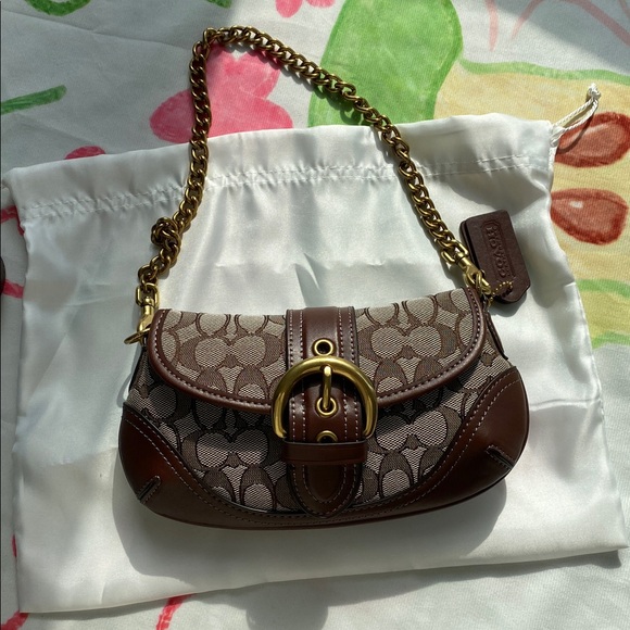 Coach Soho Iconic Monogram D-Ring Chain Bag - Picture 9 of 9